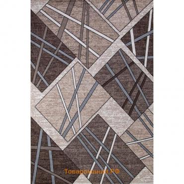 Ковёр прямоугольный Merinos Sierra, размер 150x190 см, цвет beige-brown 2
