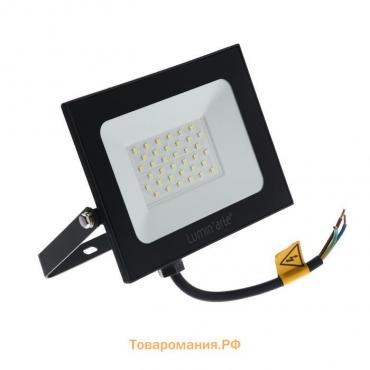 Прожектор светодиодный Luminarte LFL-50W/05, 50 Вт, 5700 К, 4000 Лм, IP65, черный