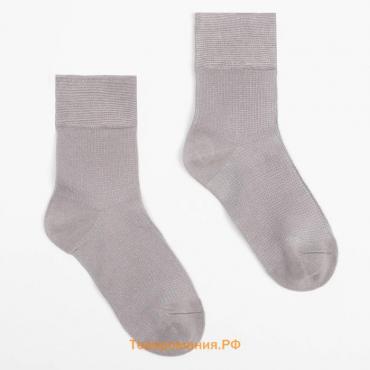 Носки MINAKU цвет серый, р-р 36-39 (23-25 см)