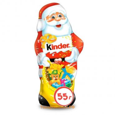 Фигурный молочный шоколад Kinder, 55 г