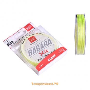 Леска плетёная Lucky John Basara Light Green 125/019