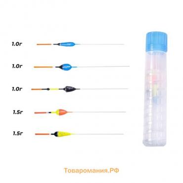 Набор полиуретановых поплавков Salmo PU ПЛОТВА в тубусе 5шт. индивидуальная упаковка