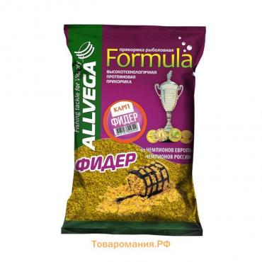 Прикормка ALLVEGA Formula Feeder Carp, фидер карп, 900 г