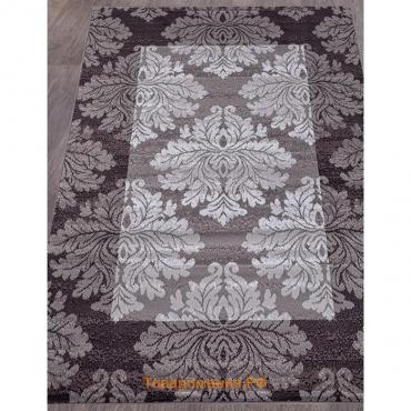 Ковёр прямоугольный Merinos Silver, размер 100x200 см, цвет gray-purple