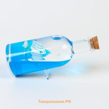 Гелевые часы «Парусник», антистресс, d=6 см
