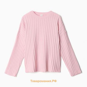 Джемпер вязаный женский MINAKU:Knitwear collection цвет розовый, р-р 50-52