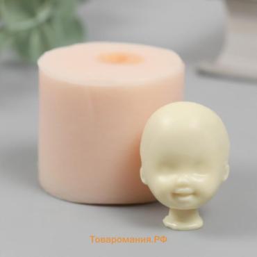 Молд силикон «Голова младенца», 2.5×2.5×3 см